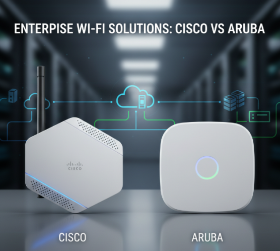 Cisco and Aruba enterprise wireless access points comparison